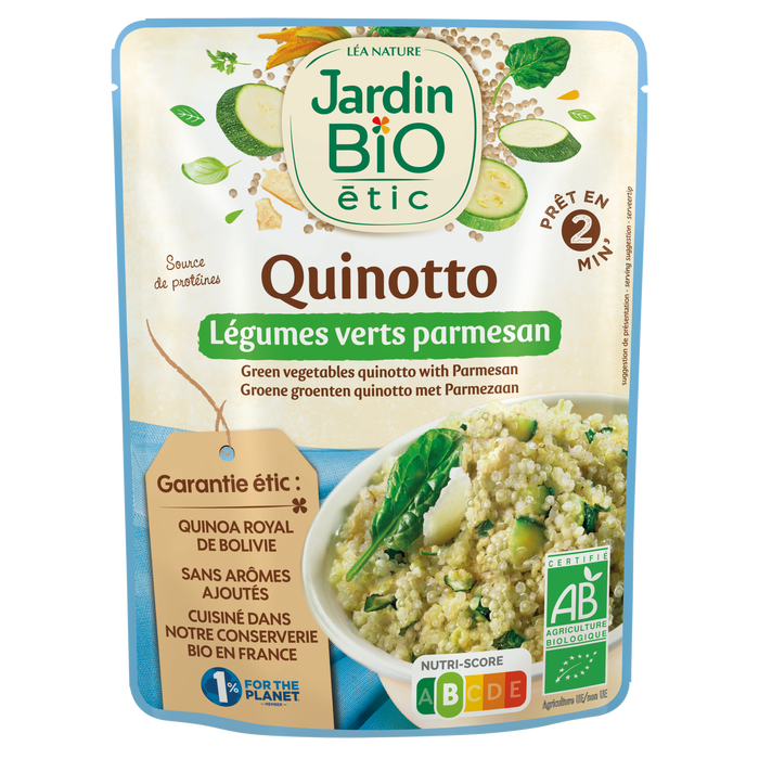Boho Cosmetics Quinotto Légumes Verts Parmesan Bio - Jardin Bio Étic