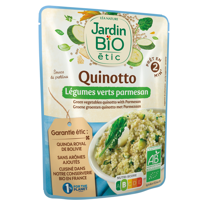Boho Cosmetics Quinotto Légumes Verts Parmesan Bio - Jardin Bio Étic