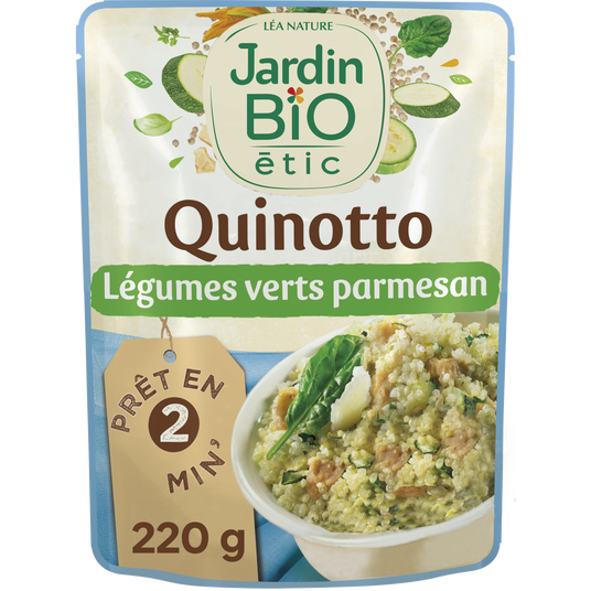 boho cosmetics Quinotto légumes verts parmesan bio - Jardin Bio Étic