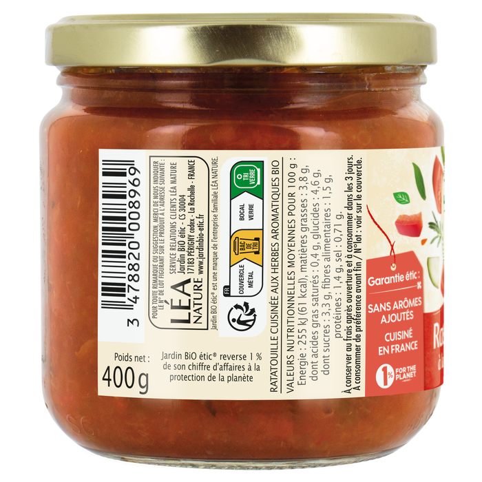 Boho Cosmetics Ratatouille à La Provençale - Jardin Bio Étic