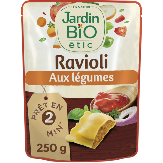 boho cosmetics Ravioli aux légumes bio - sachet express - Jardin Bio Étic