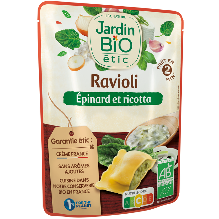 Boho Cosmetics Ravioli Epinard Et Ricotta Bio - Jardin Bio Étic