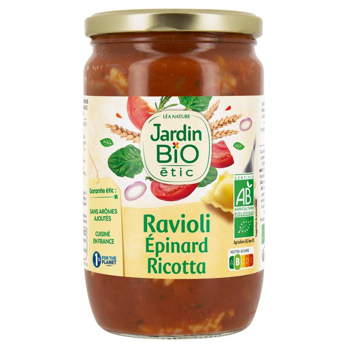 Boho Cosmetics Ravioli Epinards Ricotta - Jardin Bio Étic