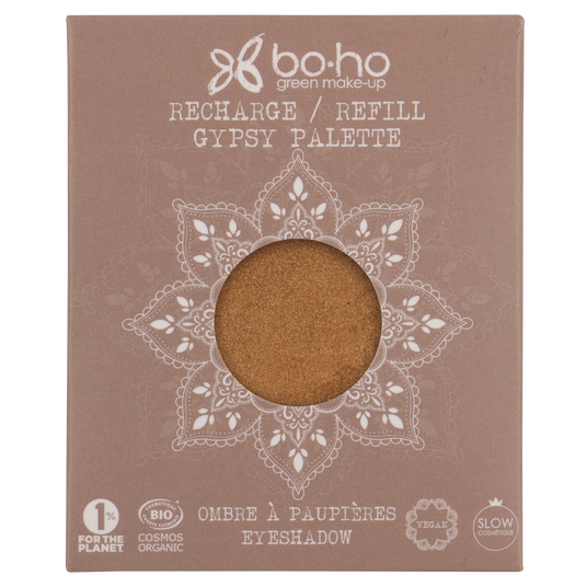 boho cosmetics Recharge ombre à paupières bio Gypsy palette Bohemian Artist 234 Atelier