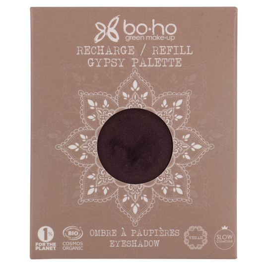 boho cosmetics Recharge ombre à paupières bio Gypsy palette Bohemian Artist 233 Intensity