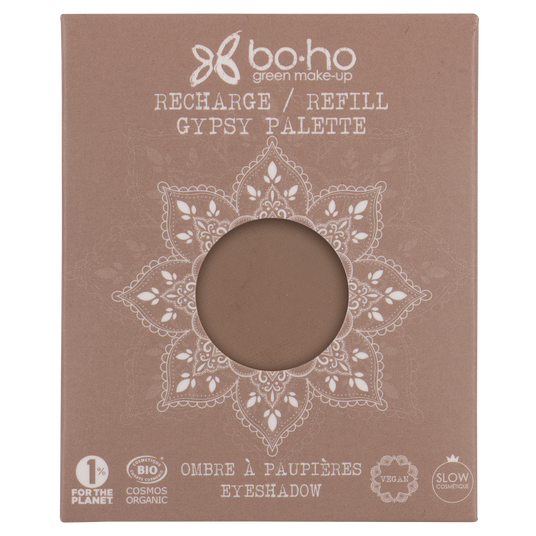 boho cosmetics Recharge ombre à paupières bio Gypsy palette Earth 152 Cèdre