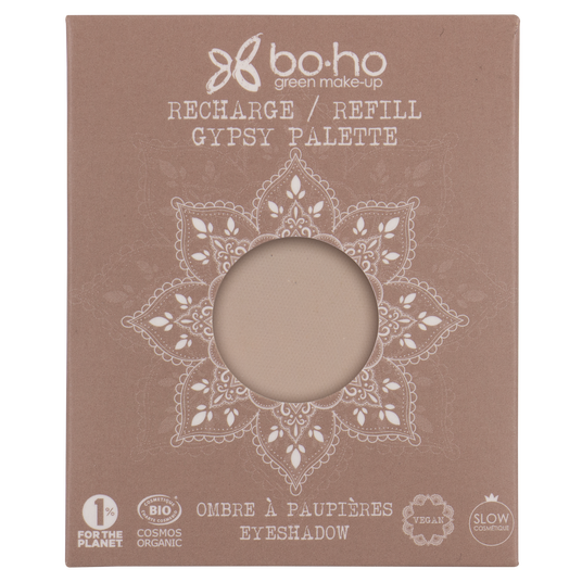 boho cosmetics Recharge ombre à paupières bio Gypsy palette Earth