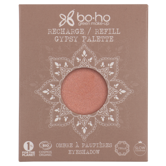 boho cosmetics Recharge ombre à paupières bio Gypsy palette Travel 224 Authentic
