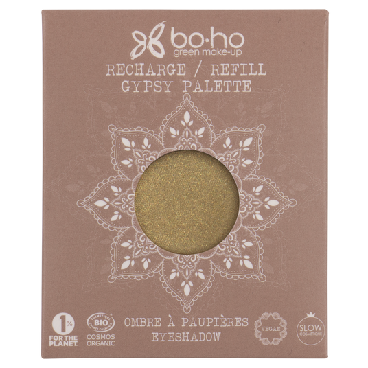 boho cosmetics Recharge ombre à paupières bio Gypsy palette Travel 244 Discovery