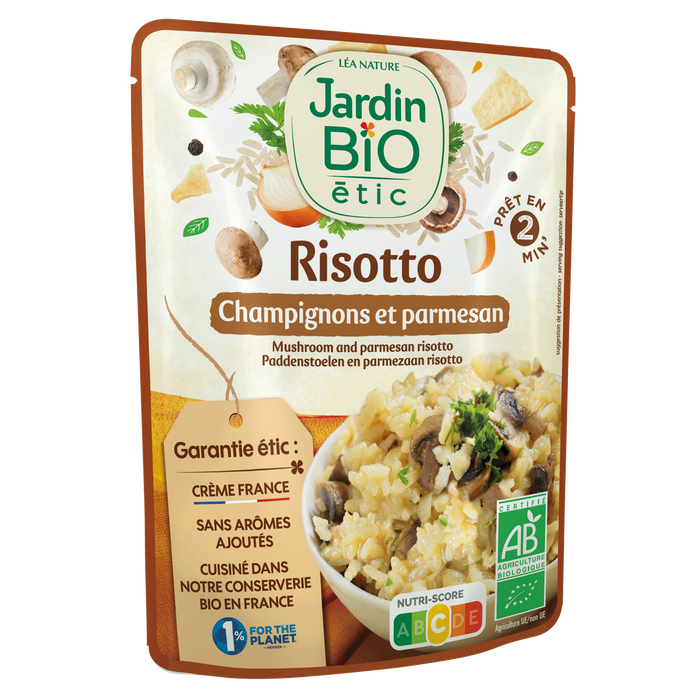 Boho Cosmetics Risotto Champignons Et Parmesan Bio - Jardin BiO étic