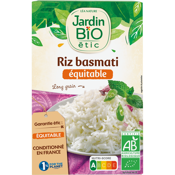 Boho Cosmetics Riz Basmati Long Grain Bio - Jardin Bio Étic