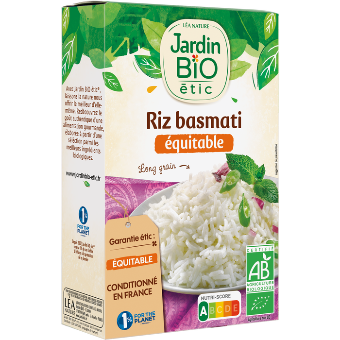 Boho Cosmetics Riz Basmati Long Grain Bio - Jardin Bio Étic