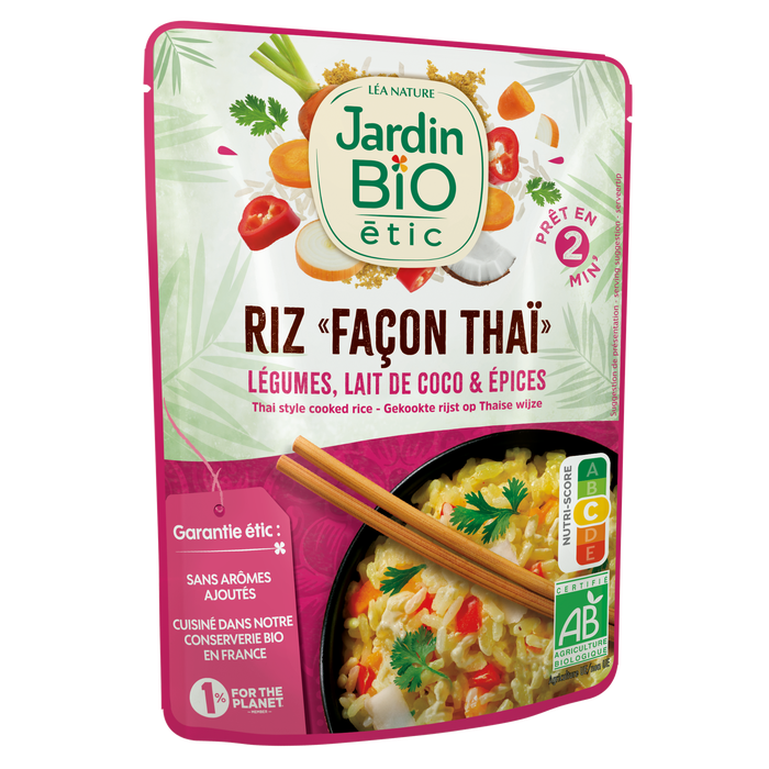 Boho Cosmetics Riz Cuisiné Façon Thai Bio - Jardin BiO étic