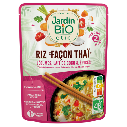 boho cosmetics Riz cuisiné façon Thai bio - Jardin BiO étic