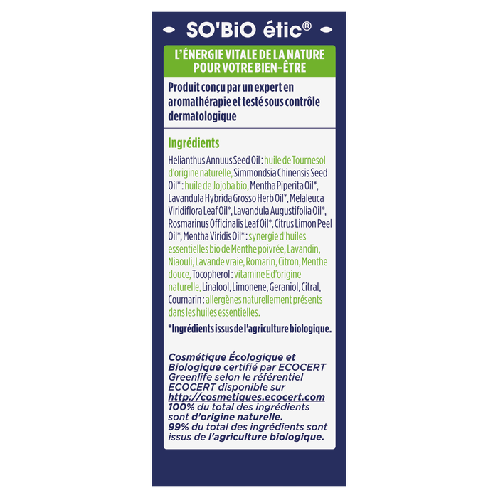 Boho Cosmetics Roll-on SOS Apaisant Tête - LEA NATURE SO BiO étic