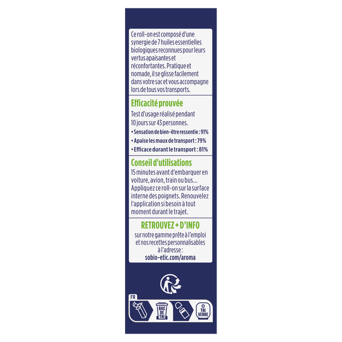 Boho Cosmetics Roll-on SOS Mal Des Transports - LEA NATURE SO BiO étic