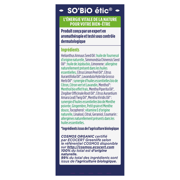 Boho Cosmetics Roll-on SOS Mal Des Transports - LEA NATURE SO BiO étic