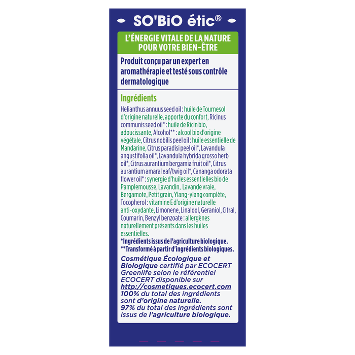 Boho Cosmetics Roll-on SOS Relaxation Bio Aux 7 Huiles Essentielles Bio - LEA NATURE SO BiO étic