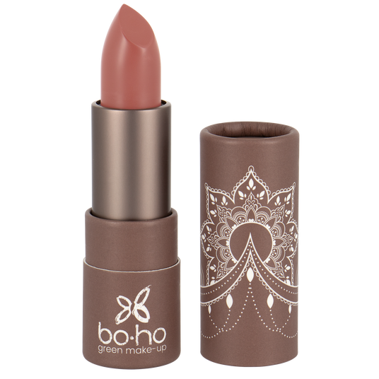 boho cosmetics Rouge à lèvres bio love Boho Green Make-up