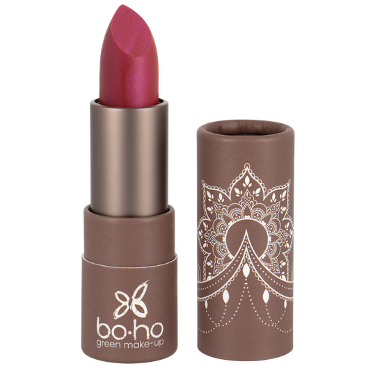 boho cosmetics Rouge à lèvres bio vanille fraise Boho Green Make-up