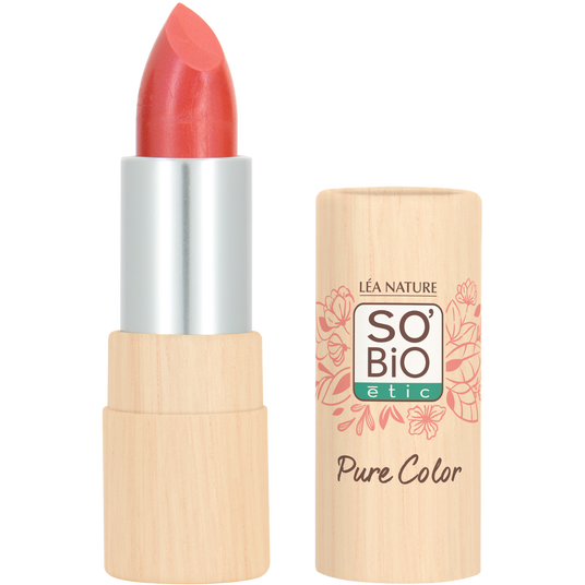 boho cosmetics Rouge à lèvres Satiné - 10 Corail lumière - So'BiO étic
