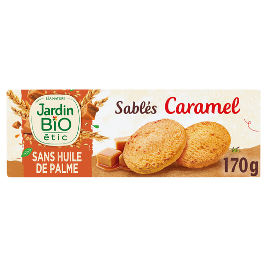 boho cosmetics Sablés caramel au sel de Guérande - Jardin Bio Étic