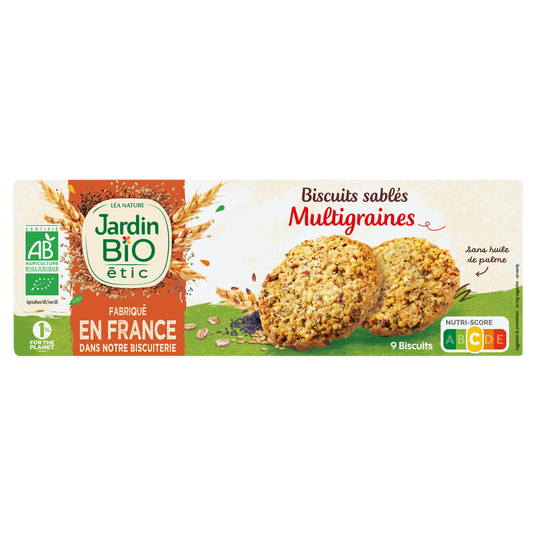 boho cosmetics Sablés Multigraines bio - Jardin Bio Étic