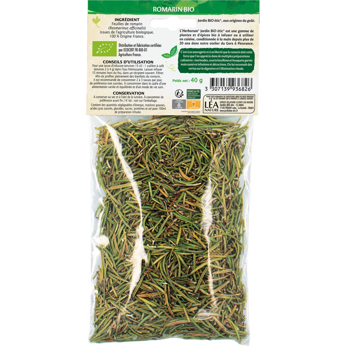 Boho Cosmetics Sachet De Romarin Bio - Jardin Bio Étic