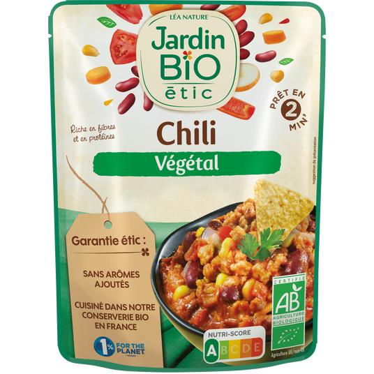 boho cosmetics Sachet express Chili végétal bio - Jardin Bio Étic