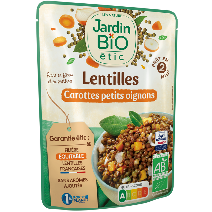 Boho Cosmetics Sachet Express Lentilles Vertes Carottes Aux Petits Oignons - Jardin Bio Étic