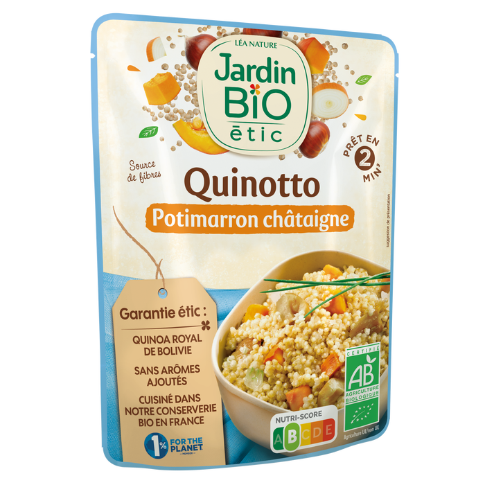 Boho Cosmetics Sachet Express Quinotto Potimarron Châtaigne Parmesan - Jardin Bio Étic