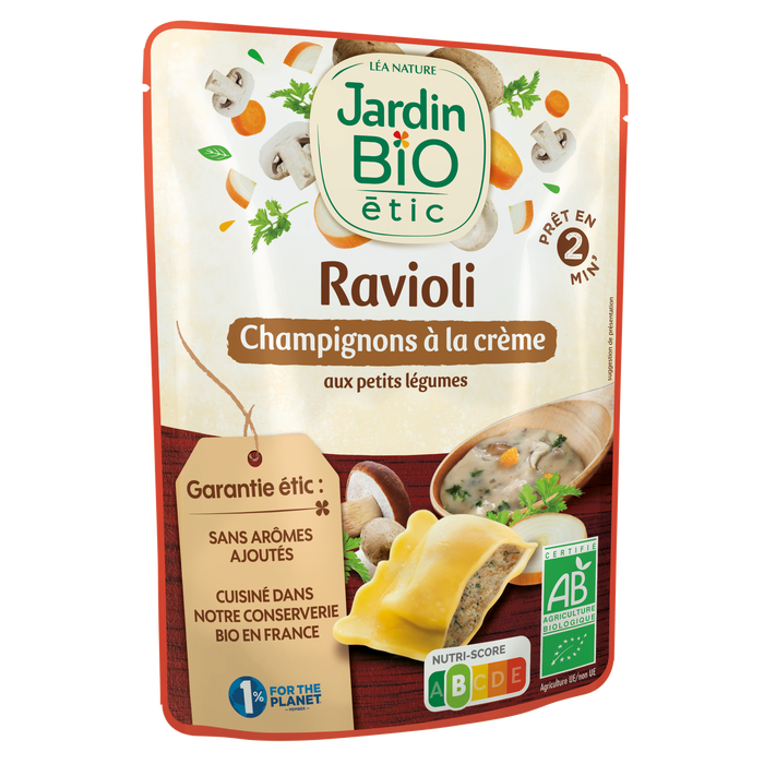 Boho Cosmetics Sachet Express Ravioli Champignons à La Crème - Jardin Bio Étic