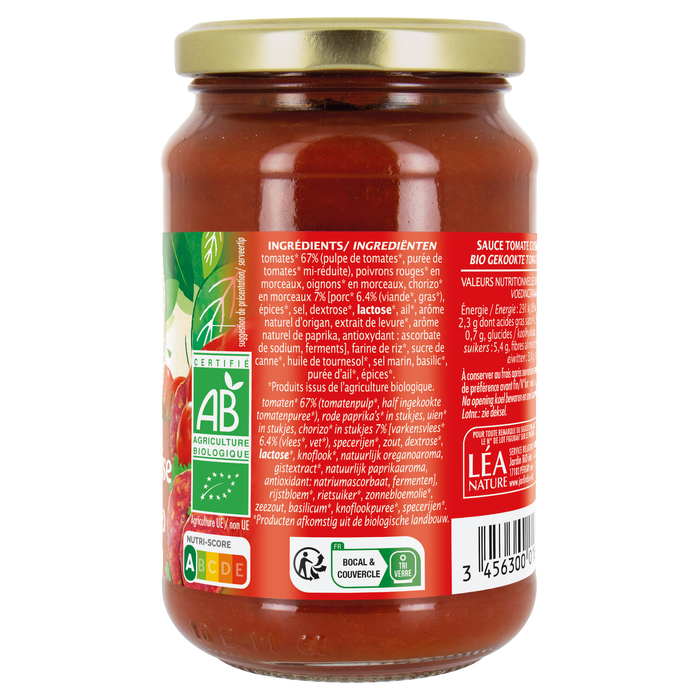 Boho Cosmetics Sauce Bolognaise Chorizo Bio - Jardin BiO étic