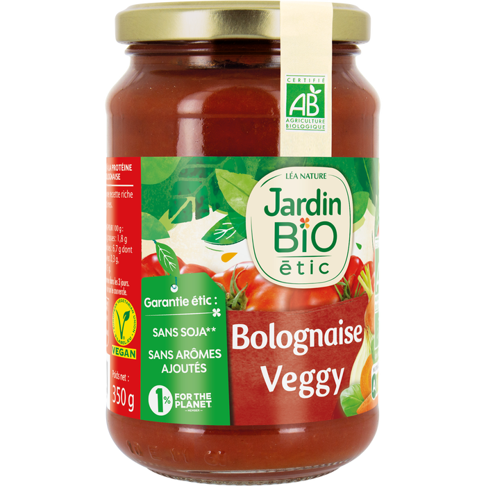 Boho Cosmetics Sauce Bolognaise Veggy 350g - Jardin BiO étic