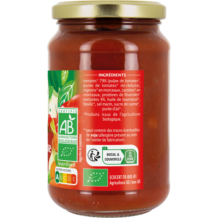 Boho Cosmetics Sauce Bolognaise Veggy 350g - Jardin BiO étic