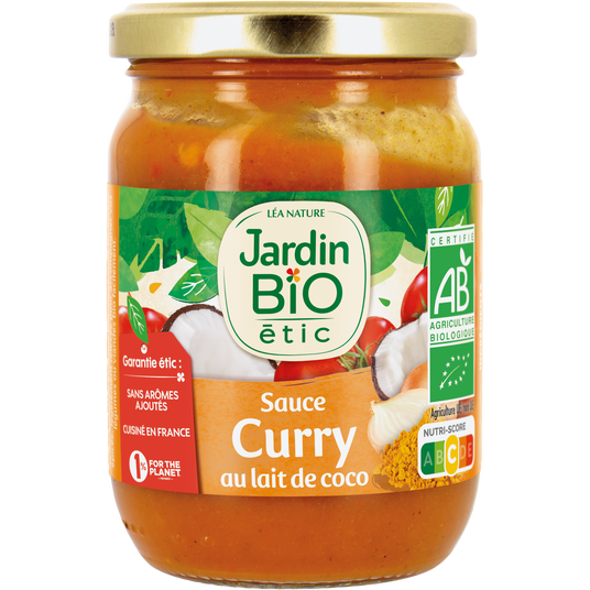 boho cosmetics Sauce curry au Lait de Coco - Jardin Bio Étic