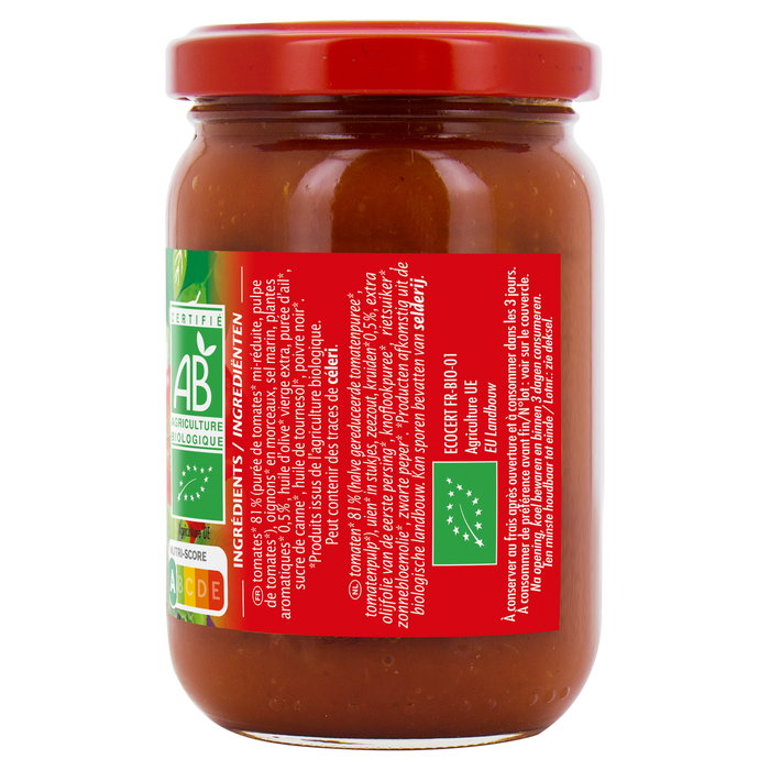 Boho Cosmetics Sauce Tomate à La Provençale Bio - Jardin Bio Étic