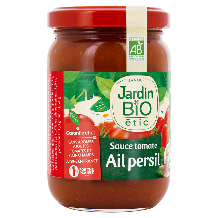 Boho Cosmetics Sauce Tomate Ail Persil Bio - Jardin Bio Étic
