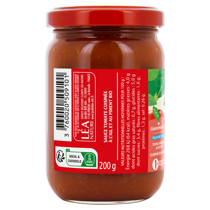 Boho Cosmetics Sauce Tomate Arrabiata Finement épicée Bio - Jardin Bio Étic