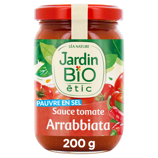 boho cosmetics Sauce tomate Arrabiata finement épicée bio - Jardin Bio Étic