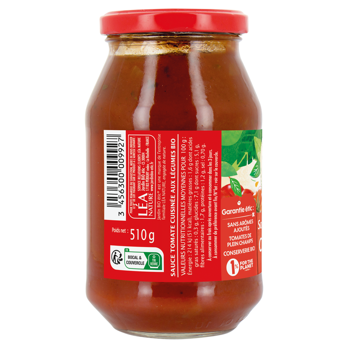 Boho Cosmetics Sauce Tomate Cuisinée Bio - Jardin Bio Étic