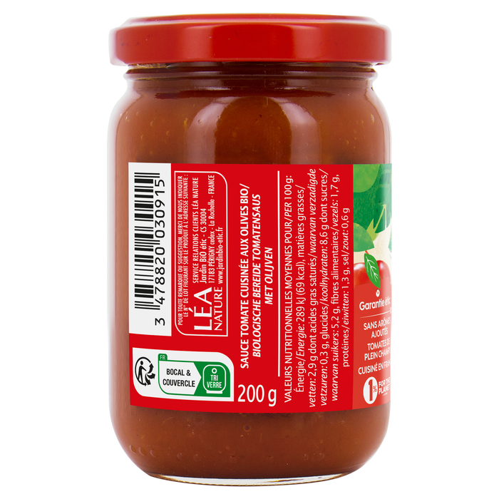 Boho Cosmetics Sauce Tomate Pour Pâtes Riz Pizza - Jardin Bio Étic