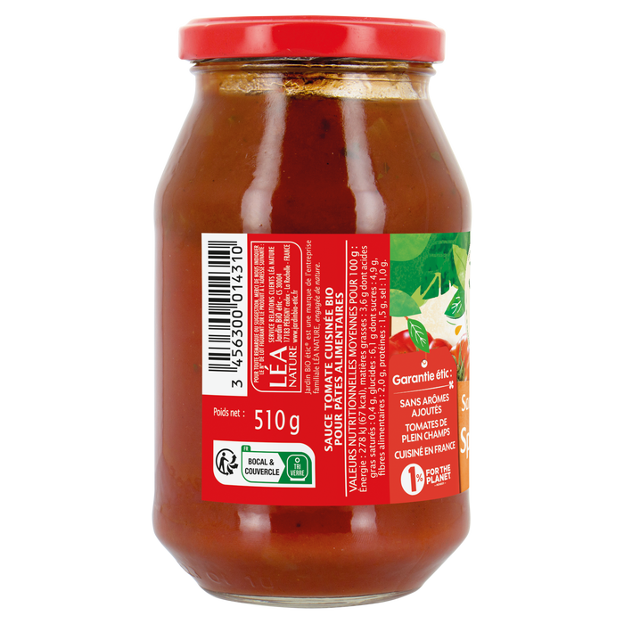 Boho Cosmetics Sauce Tomate Spaghetti Bio - Jardin Bio Étic