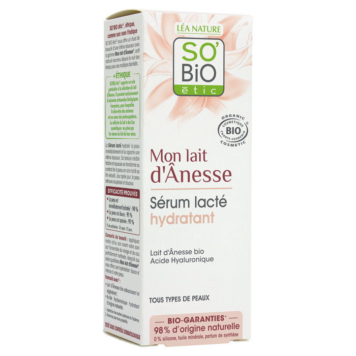 Boho Cosmetics Sérum Booster D'hydratation - Mon Lait D'Ânesse - SO BiO étic