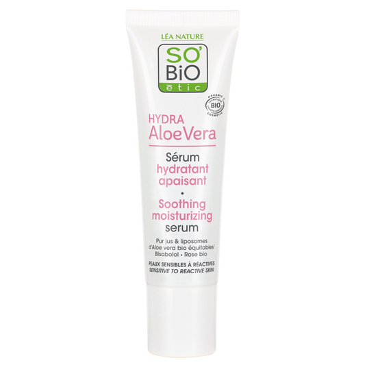 boho cosmetics Sérum hydratant Haute tolérance Aloe Vera - So'BiO étic