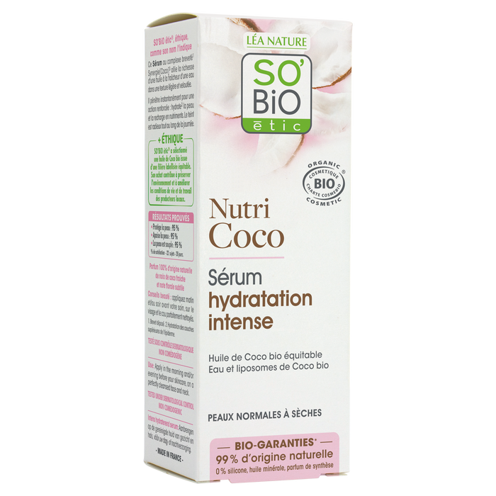 Boho Cosmetics Sérum Hydratation Intense - SO'BiO étic