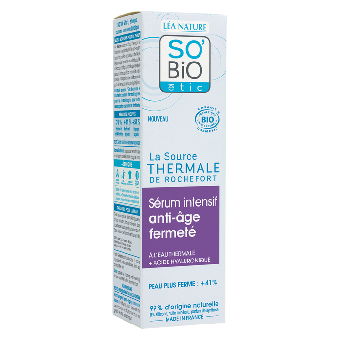 Boho Cosmetics Sérum Intensif Anti-âge Fermeté La Source Thermale De Rochefort - SO'BiO étic