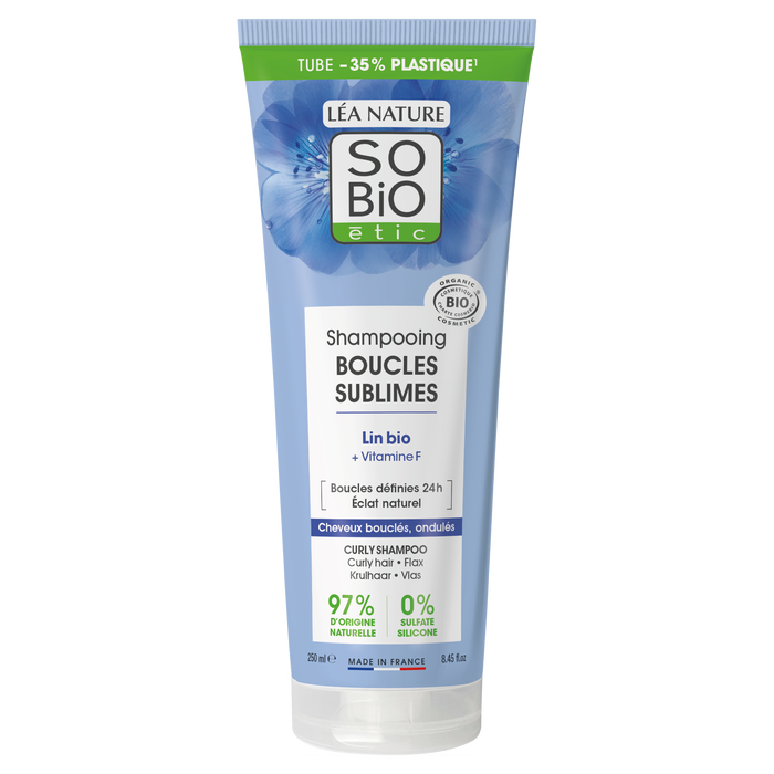 Boho Cosmetics Shampooing Boucles Sublimes Lin Bio & Vitamine F - LEA NATURE SO BiO étic