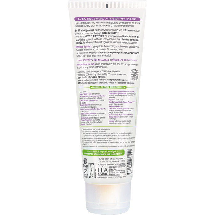 Boho Cosmetics Shampooing Cheveux Protégés Ricin Et Arginine - SO'BiO étic