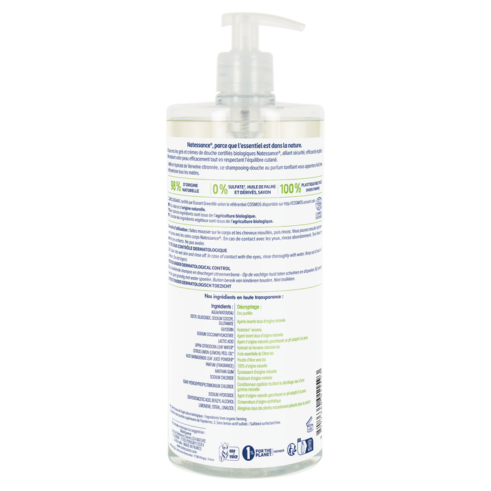 Boho Cosmetics Shampooing-douche Tonifiant Verveine Citronnée